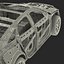 3d model car frame chassis 3