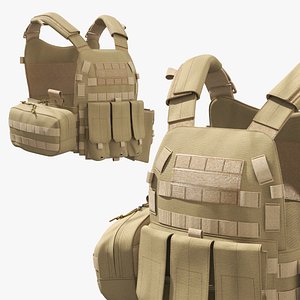 Coyote Tactical Vest Holster Brown