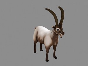 Alpine Ibex ZBrush model