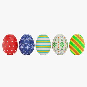 easter eggs 3D model