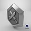 Game Coin Icon Symbol v12
