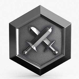 Game Coin Icon Symbol v12 model