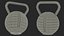 Kettlebell réglable gris