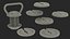 Kettlebell réglable gris