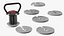 Kettlebell réglable gris