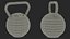 Kettlebell réglable gris