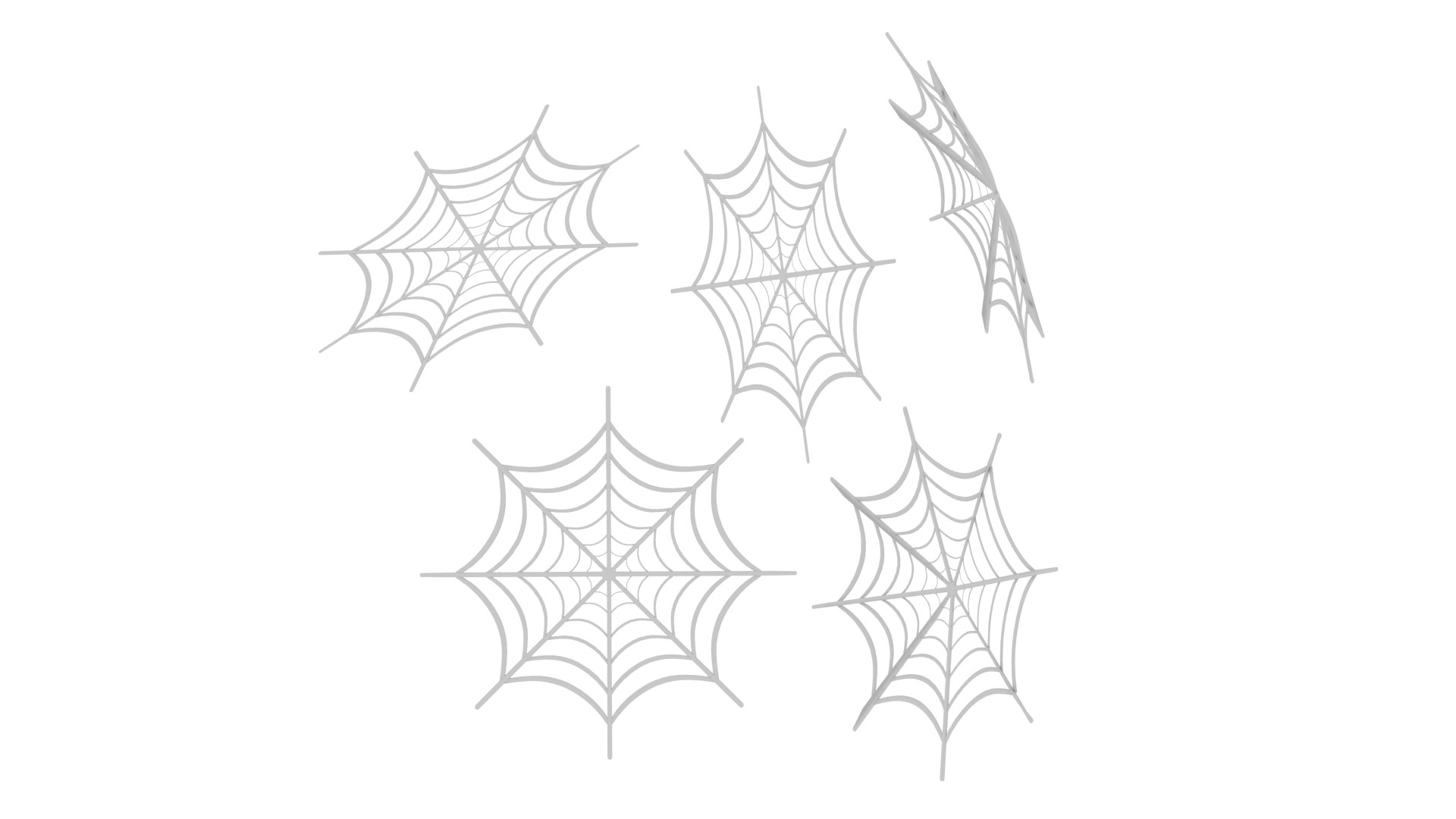 3D Spider Web - TurboSquid 1443083