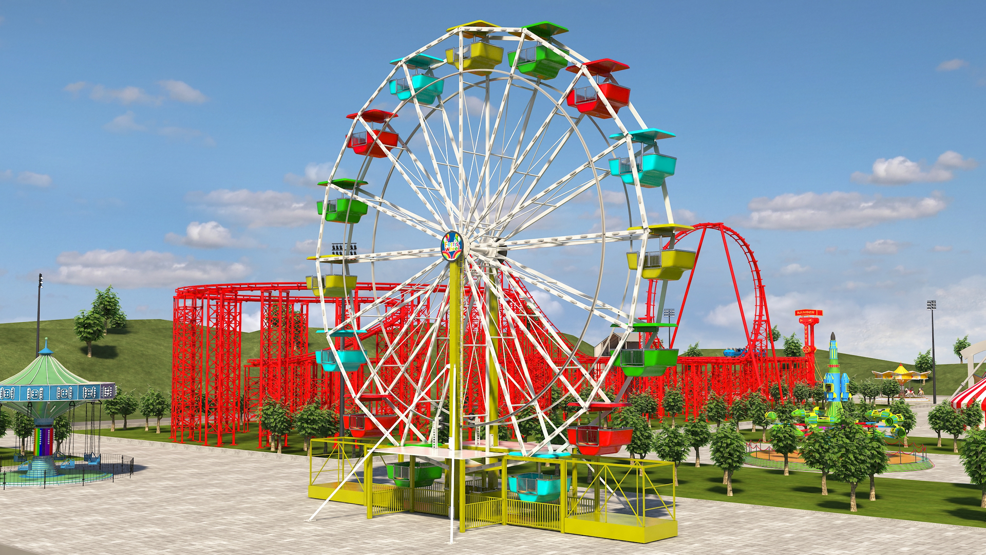 3D Amusement Park 3 model - TurboSquid 1959060