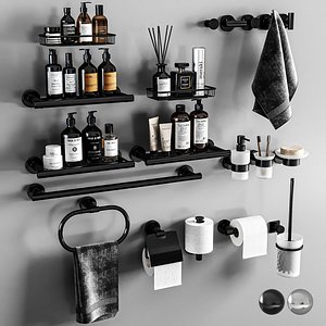 3D model Sanco Galaxy Bathroom accessories 10