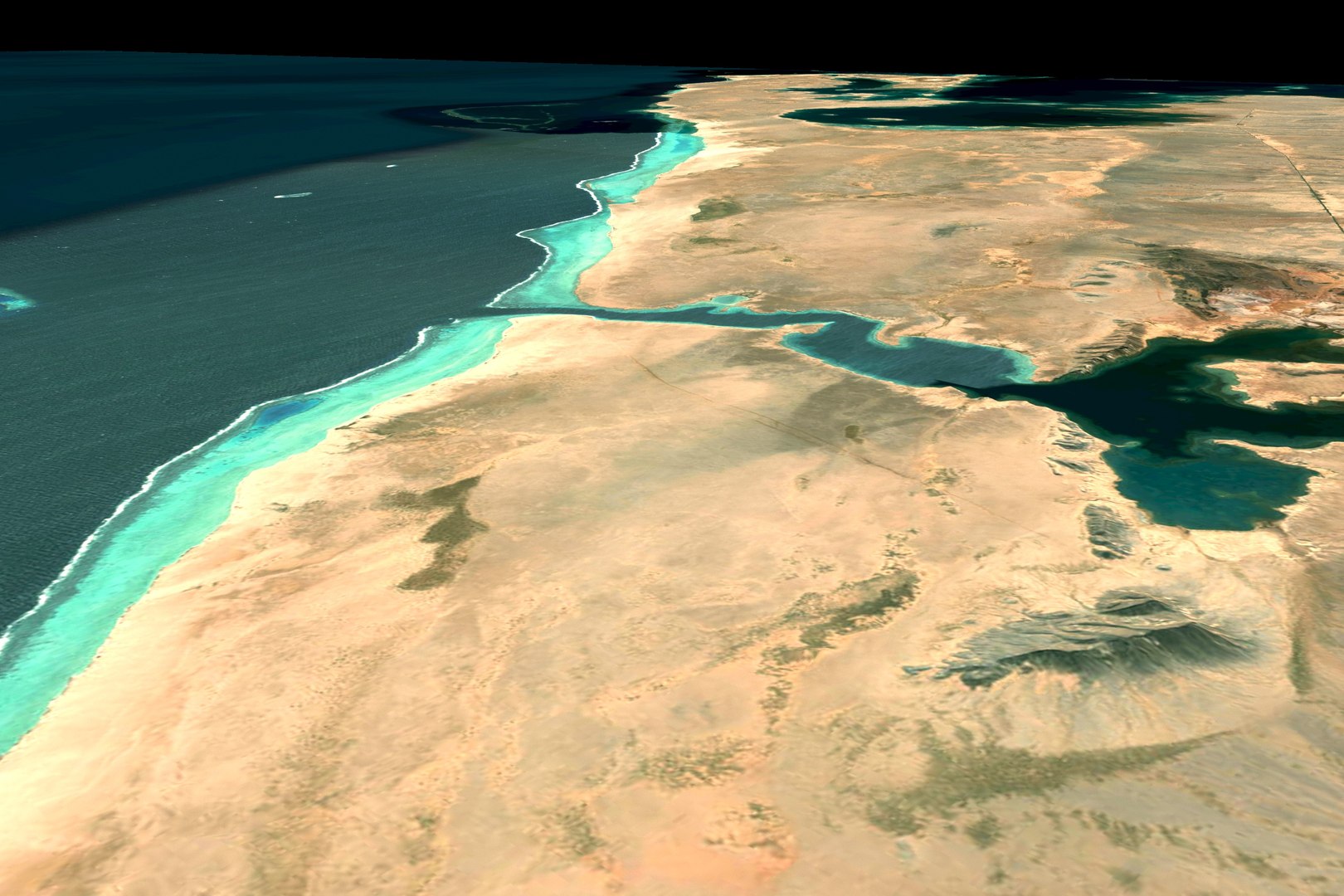 3D Mecca Red Sea N21 E37 Topography Saudi Arabian TurboSquid 1801333