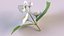 Jasmine sprig with flowers