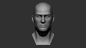 3D Male head model