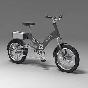 electric bike 3d model