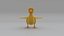 Duck Duckling  FUR ANIMATED 3D model