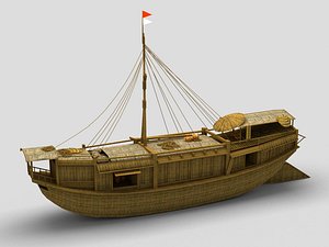 Chinese Boat 04 3D