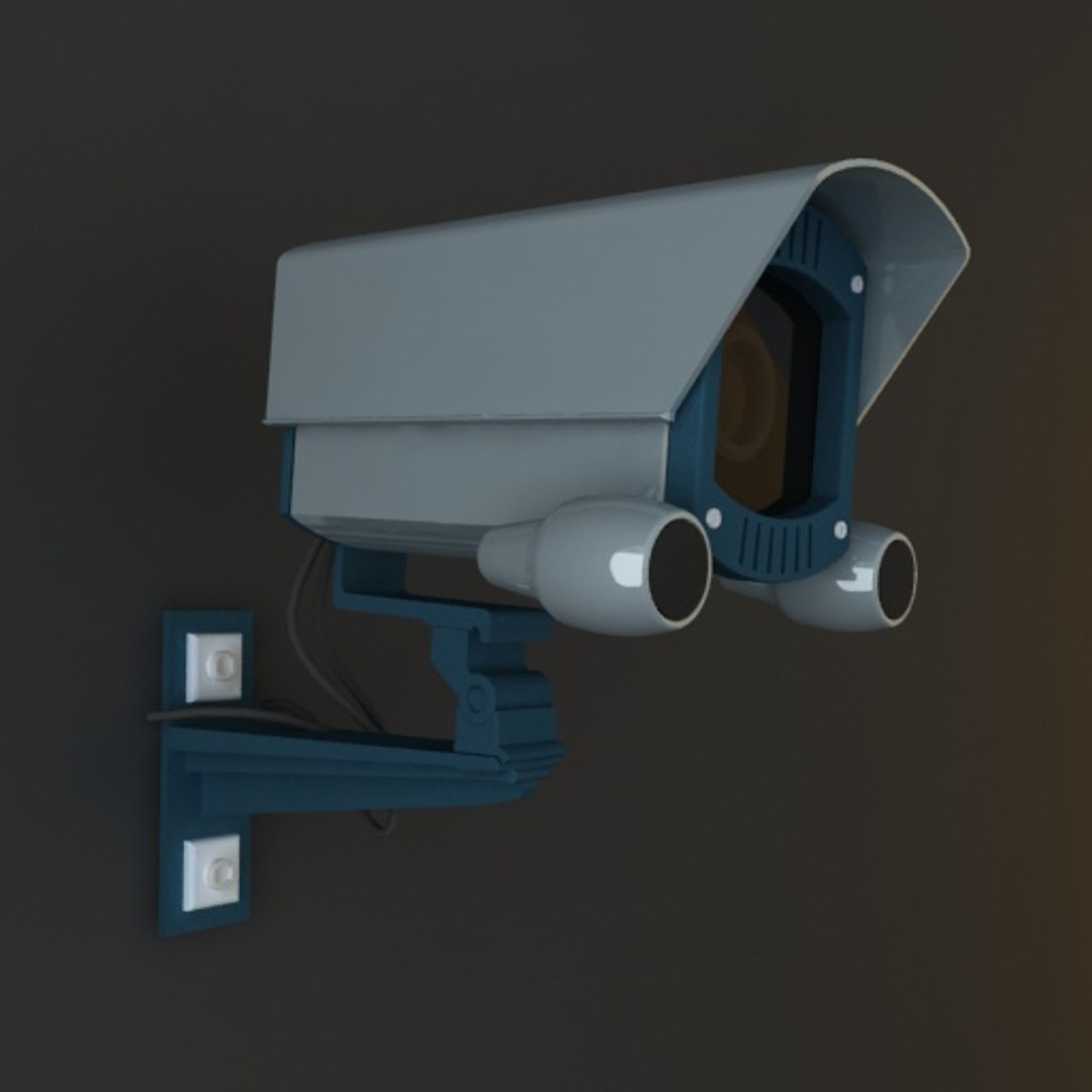 Security Camera 02 3d Model