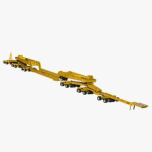 trail king tk360mdg trailer 3D model