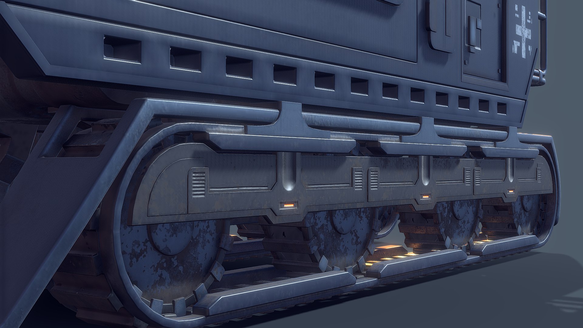 3D SnowCat Futuristic Vehicle Animated Model - TurboSquid 2202417