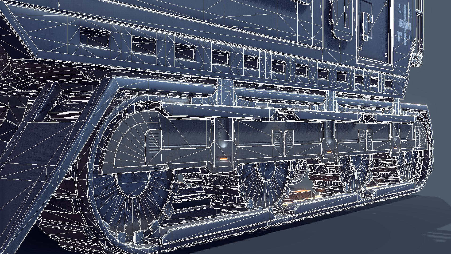 3D SnowCat Futuristic Vehicle Animated Model - TurboSquid 2202417