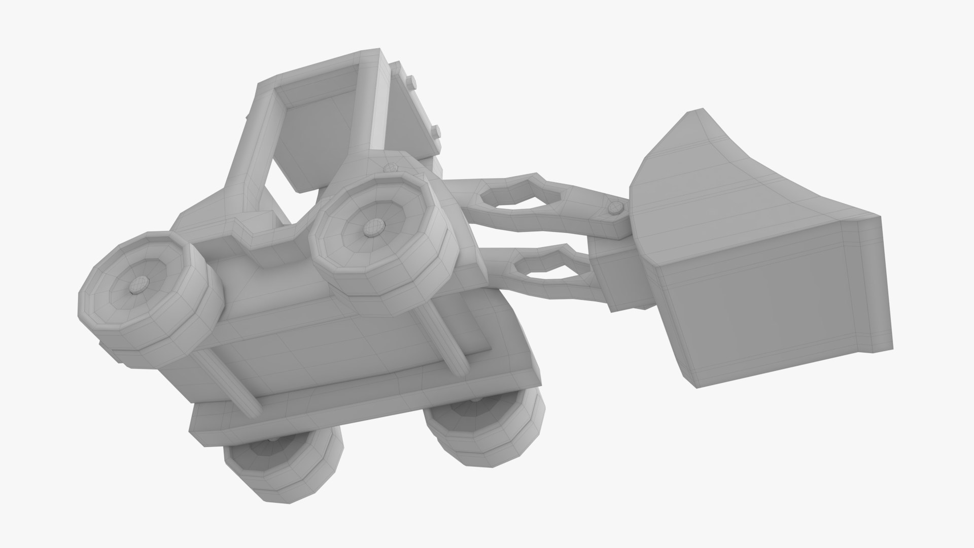 Mini Excavator Toy Model - TurboSquid 1815182