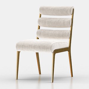 3D model upholstered bolsters