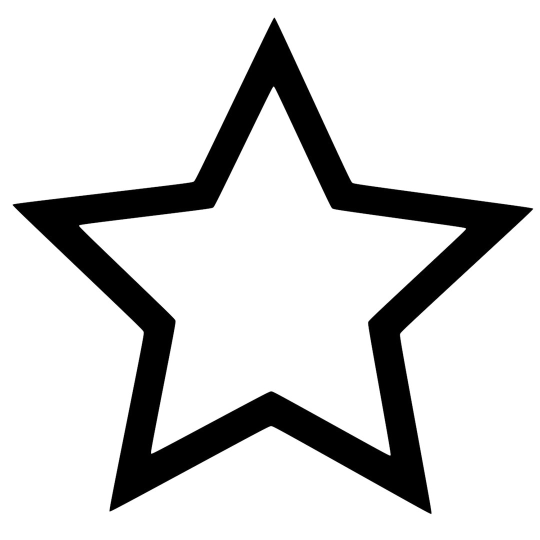 Star Outline 3d Model