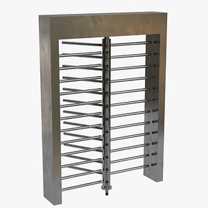 3D Double Revolving Gate - TurboSquid 1543181