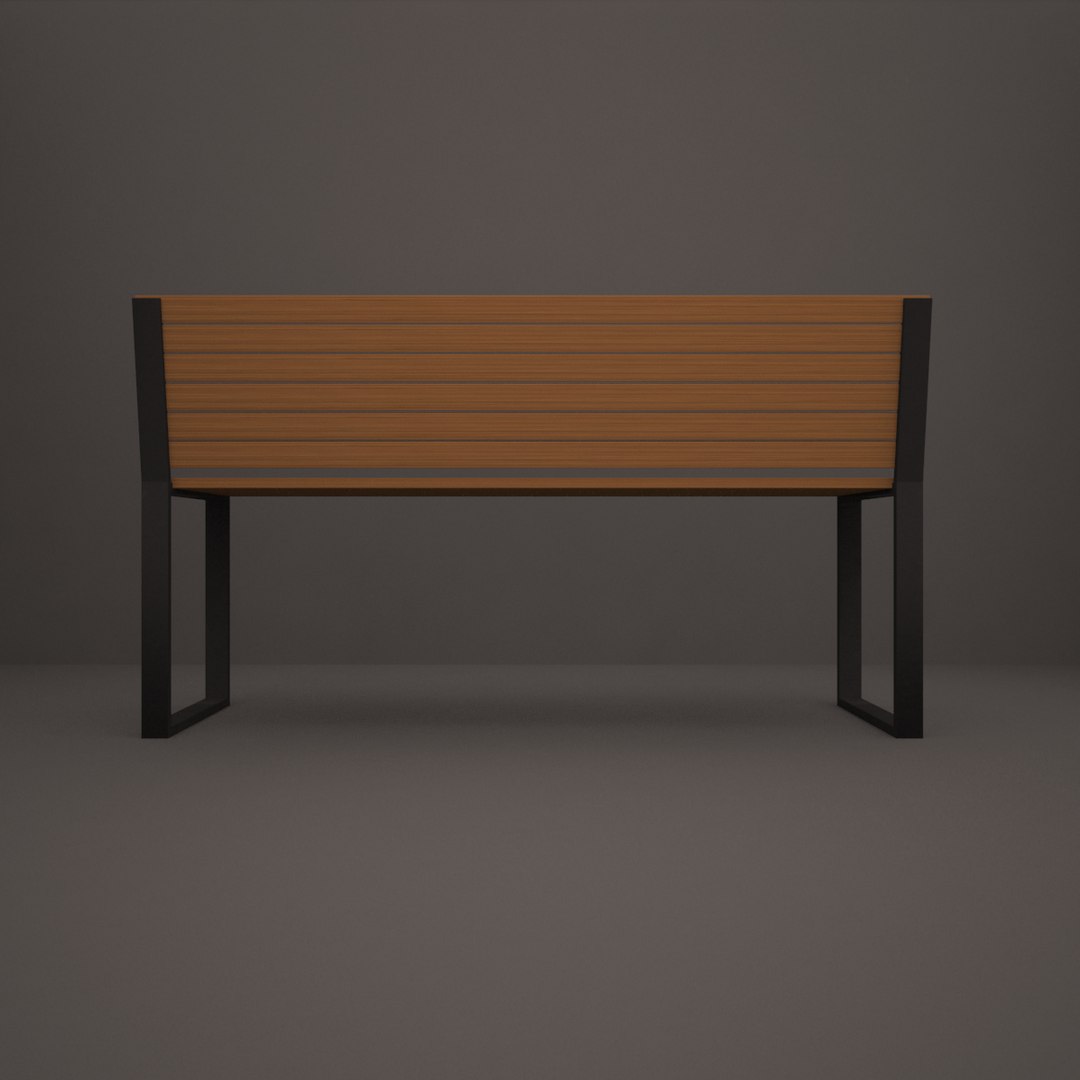 Bench model - TurboSquid 1185962