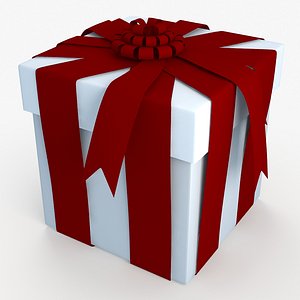 3d christmas gift present box