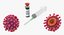 Coronavirus 2019 mit Impfstoffsammlung
