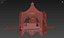 Palanquin 2 tenda islamica tradizionale con baldacchino
