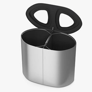 3D Recycling Bin Dual Compartment