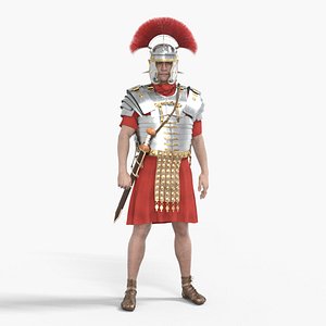 Roman legendary Centurion Low-poly