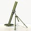 Mortar 82mm low poly