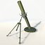 Mortar 82mm low poly