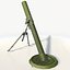 Mortar 82mm low poly