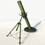 Mortar 82mm low poly