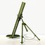 Mortar 82mm low poly