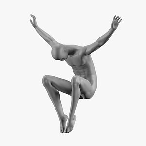 3D Mannequin 3D print Model STL File