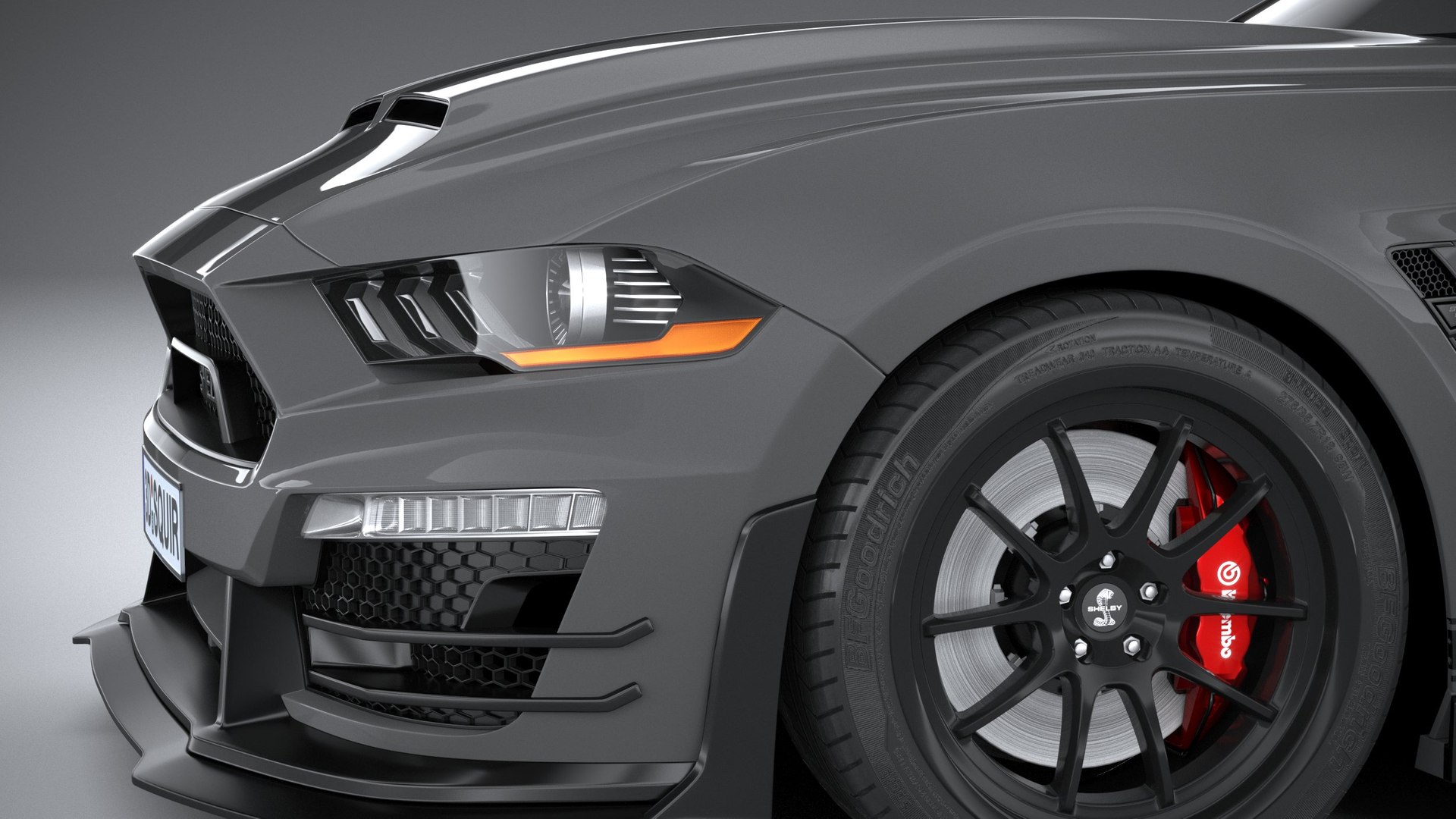 Ford Mustang Shelby Super Snake Convertible 2020 3D Model - TurboSquid