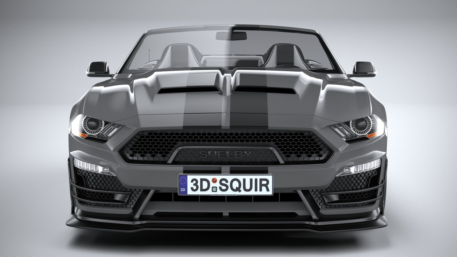 Ford Mustang Shelby Super Snake Convertible 2020 3D model - TurboSquid