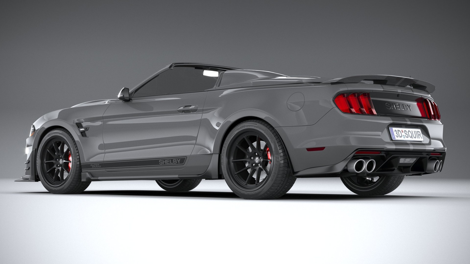 Ford Mustang Shelby Super Snake Convertible 2020 3D Model - TurboSquid