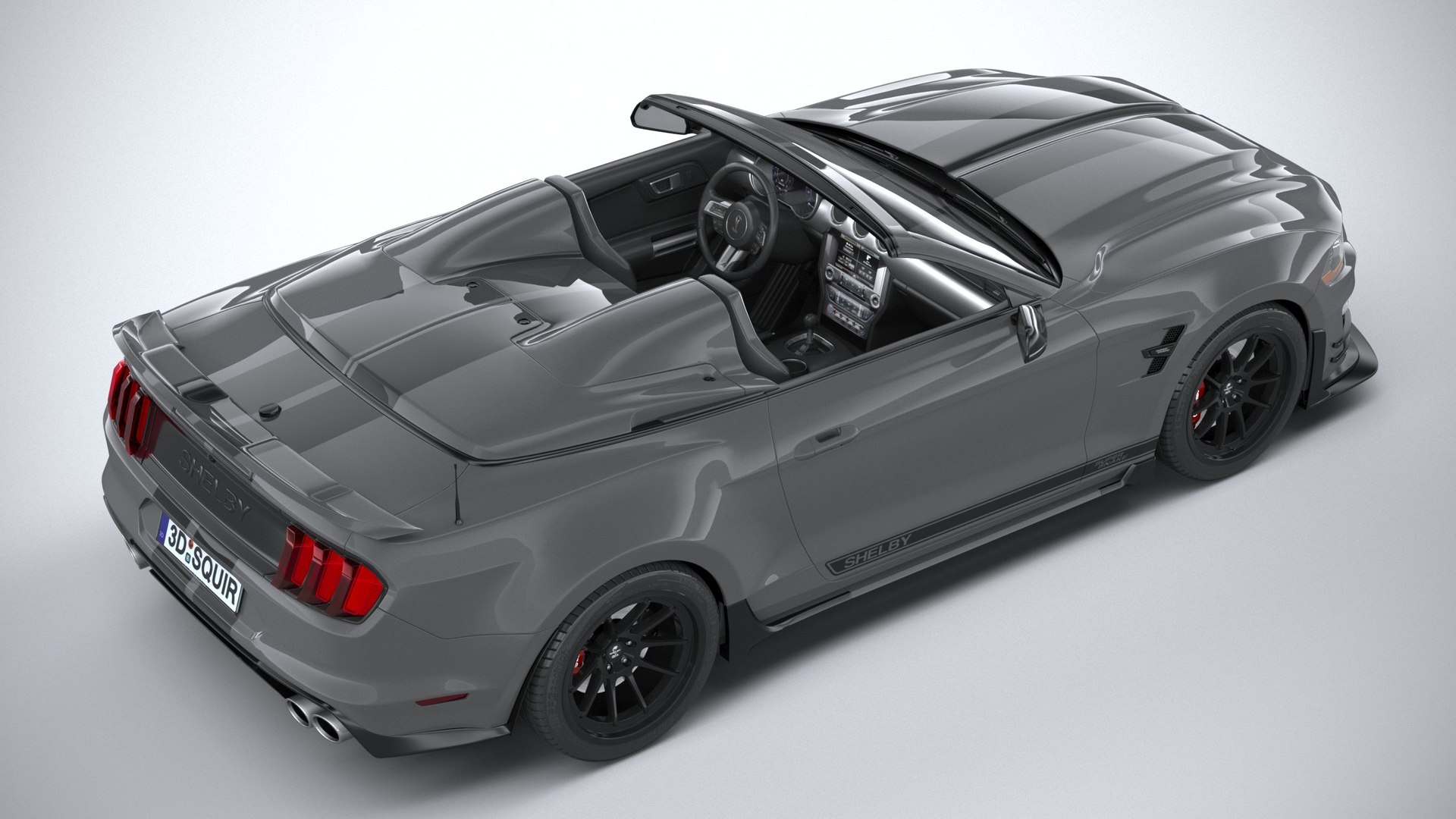 Ford Mustang Shelby Super Snake Convertible 2020 3D model - TurboSquid