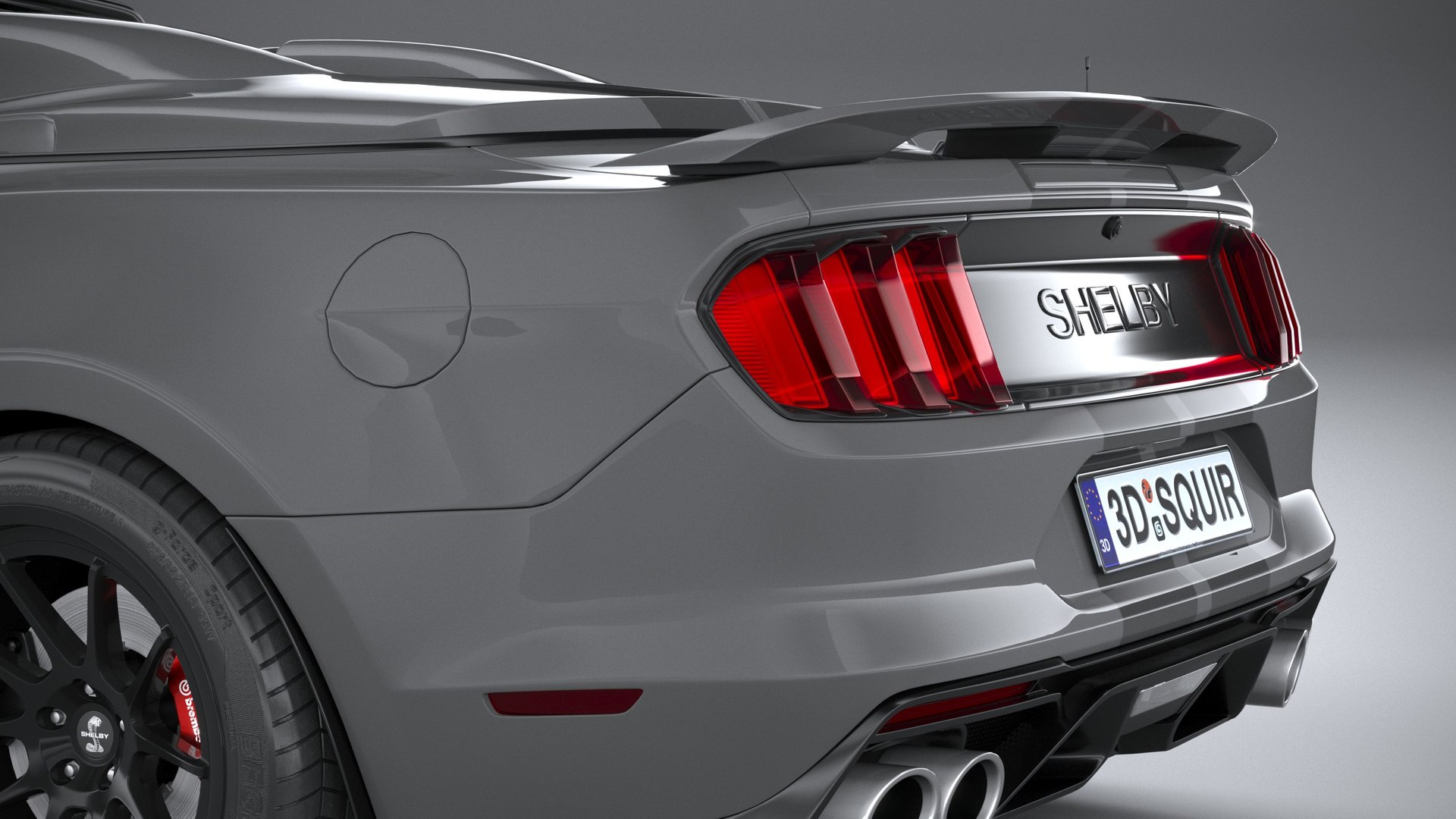 Ford Mustang Shelby Super Snake Convertible 2020 3D Model - TurboSquid