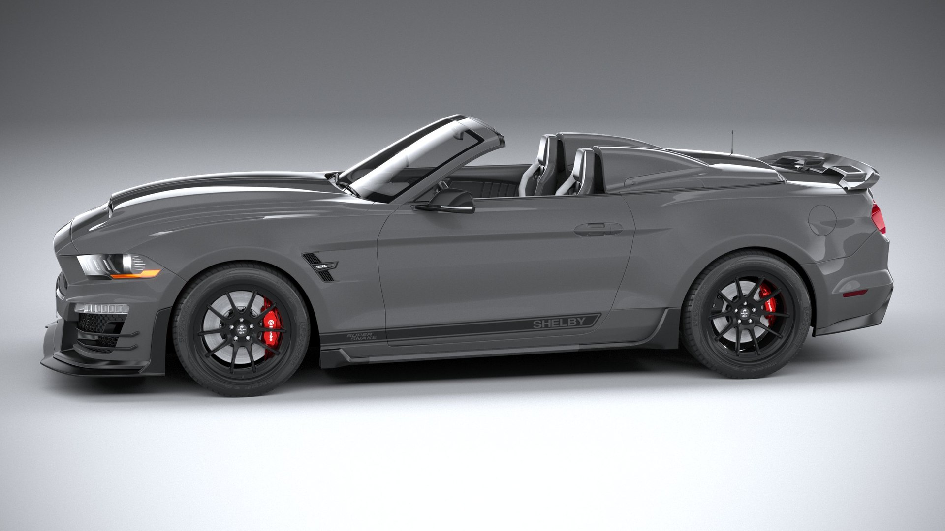 Ford Mustang Shelby Super Snake Convertible 2020 3D model - TurboSquid