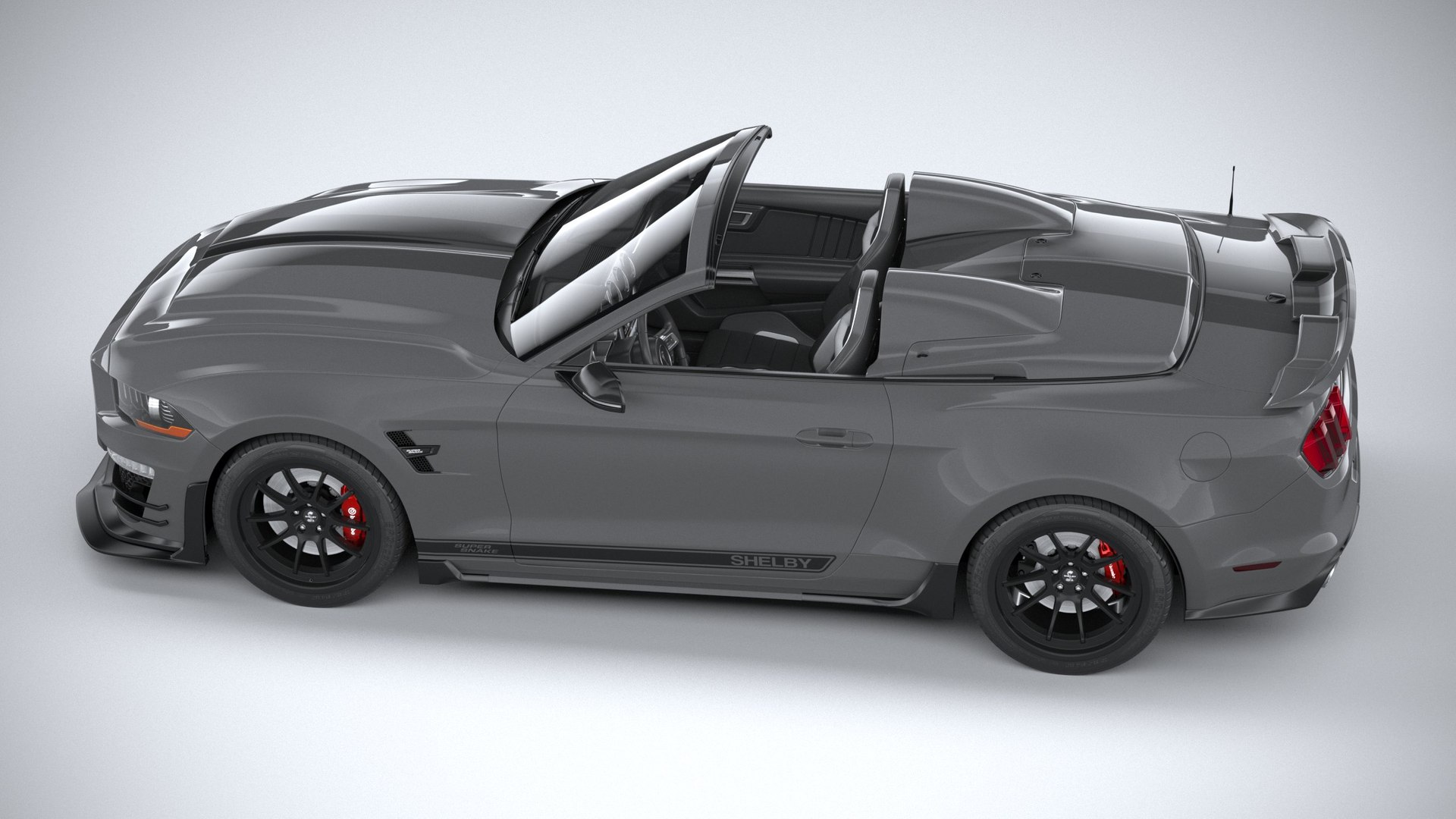 Ford Mustang Shelby Super Snake Convertible 2020 3D Model - TurboSquid