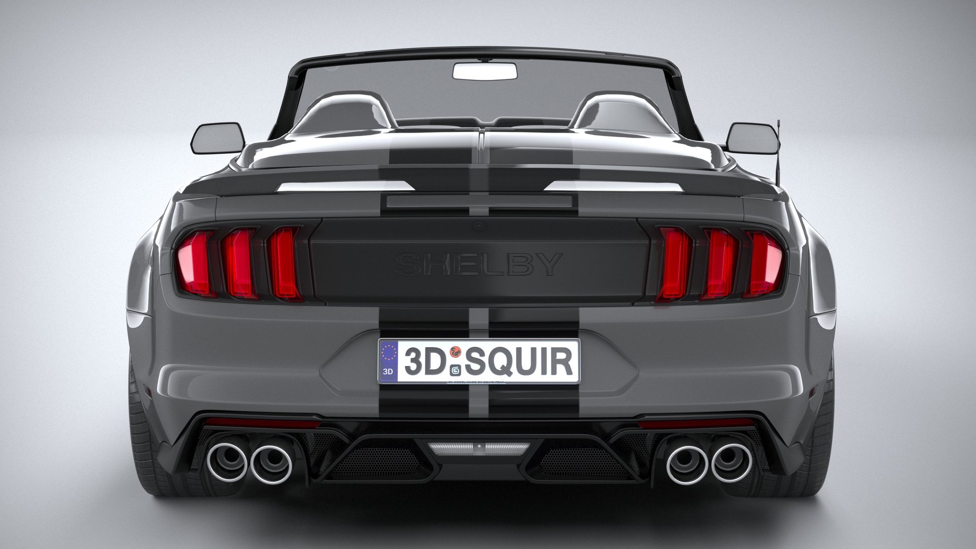 Ford Mustang Shelby Super Snake Convertible 2020 3D Model - TurboSquid