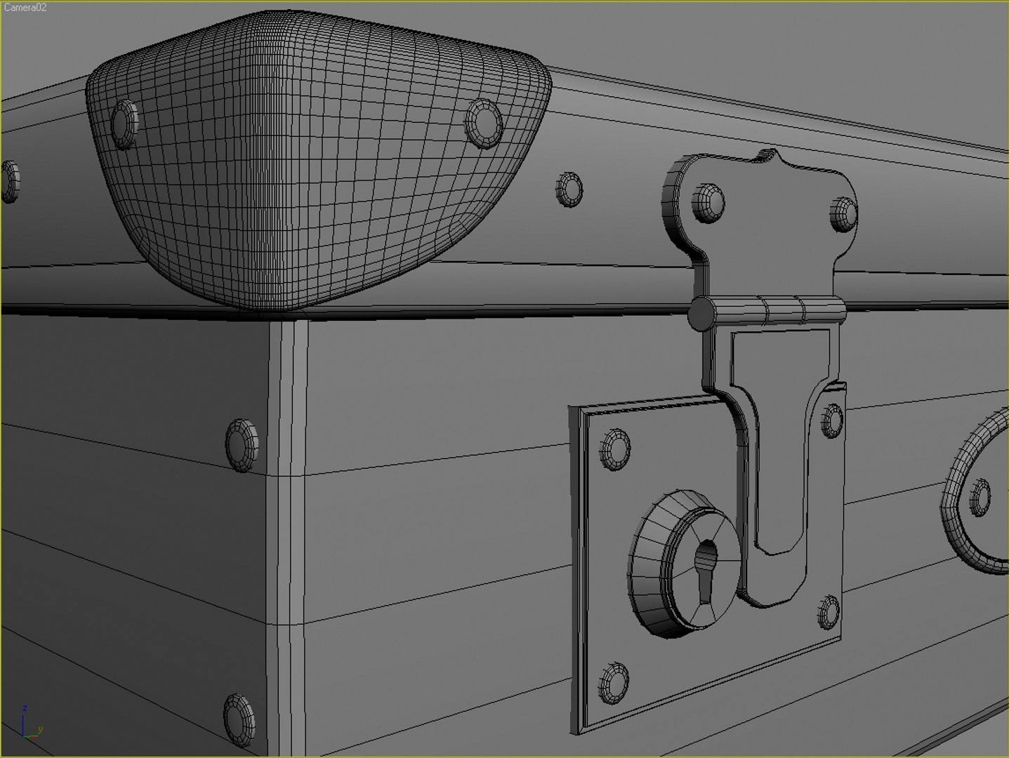 maya old small briefcase