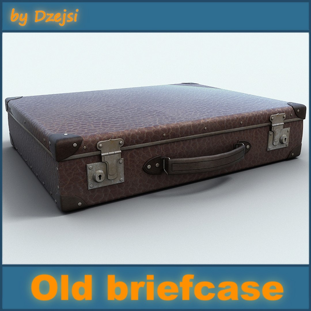 maya old small briefcase