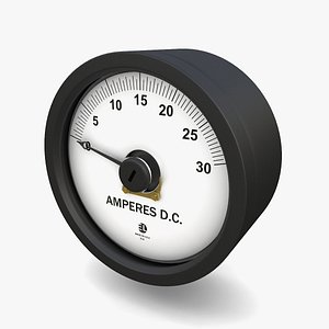 Vintage DC ammeter 14